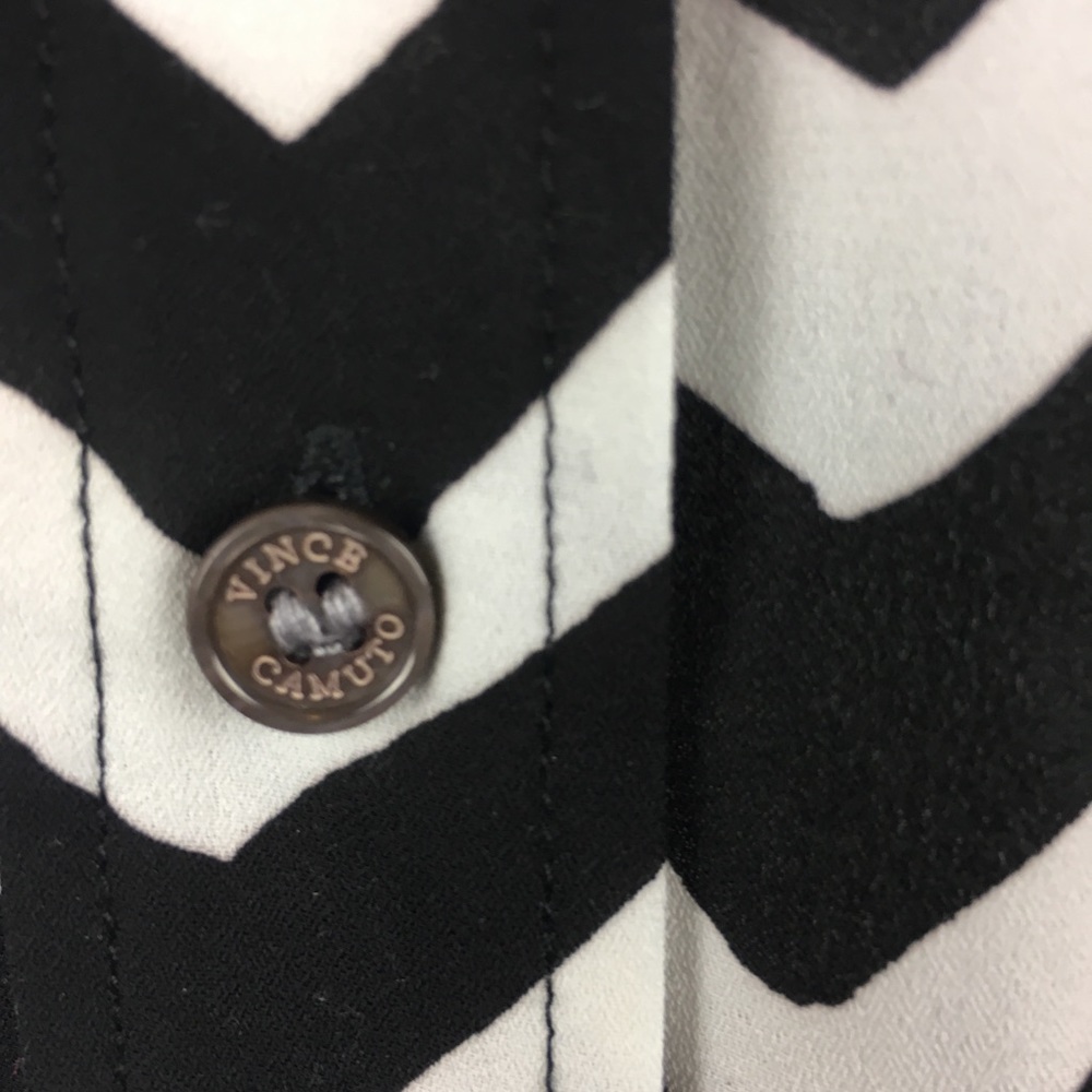 Vince Camuto Zebra Print Chiffon Oversized Top - image 3